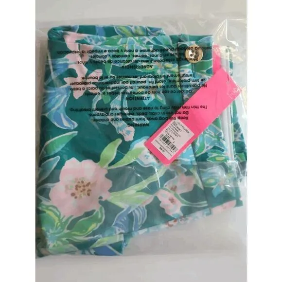 💚🌴 LILLY PULITZER 5&quot; Callahan Mid Rise Stretch Short with Pockets SIZE 2 NWT