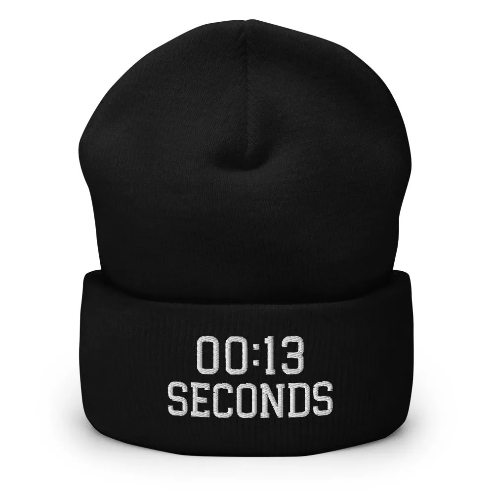13 Seconds Chiefs Cuffed Beanie, Chiefs Grim Reaper Embroidered Knit Hat