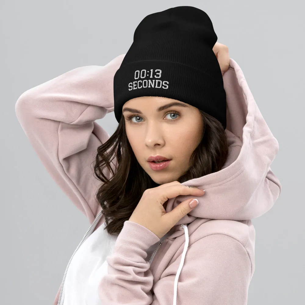 13 Seconds Chiefs Cuffed Beanie, Chiefs Grim Reaper Embroidered Knit Hat