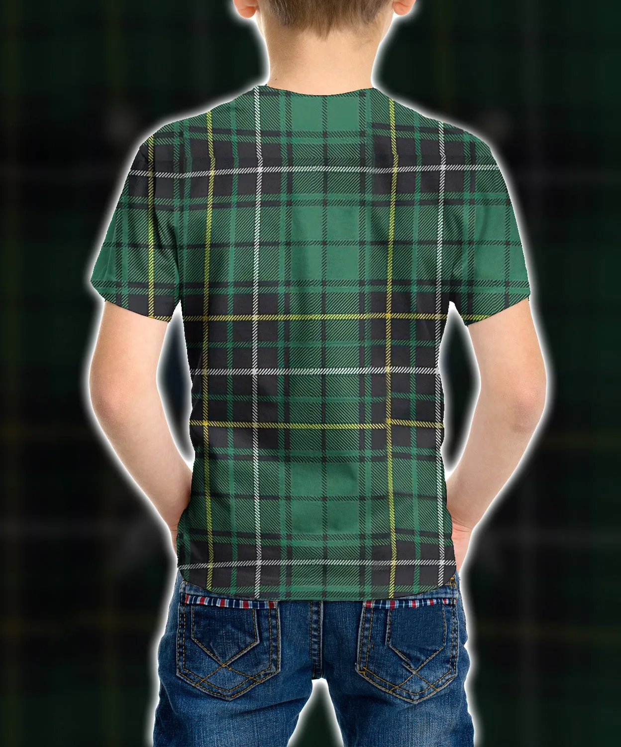 1st Scotland MacAlpine Ancient Tartan Celtic Scottish Warrior Kid Tshirt QT210512