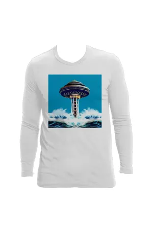 2050 Space Needle Long Sleeve T-Shirt