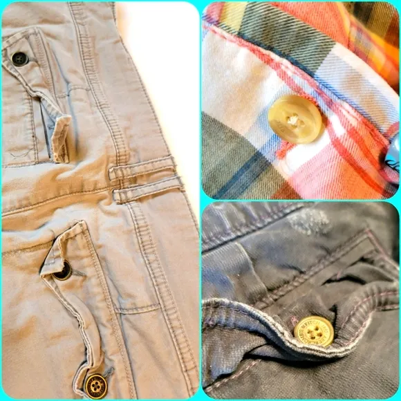 3 pack chino Abercrombie &amp;Fitch 'Perfect Stretch'  shorts