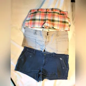 3 pack chino Abercrombie &amp;Fitch 'Perfect Stretch'  shorts