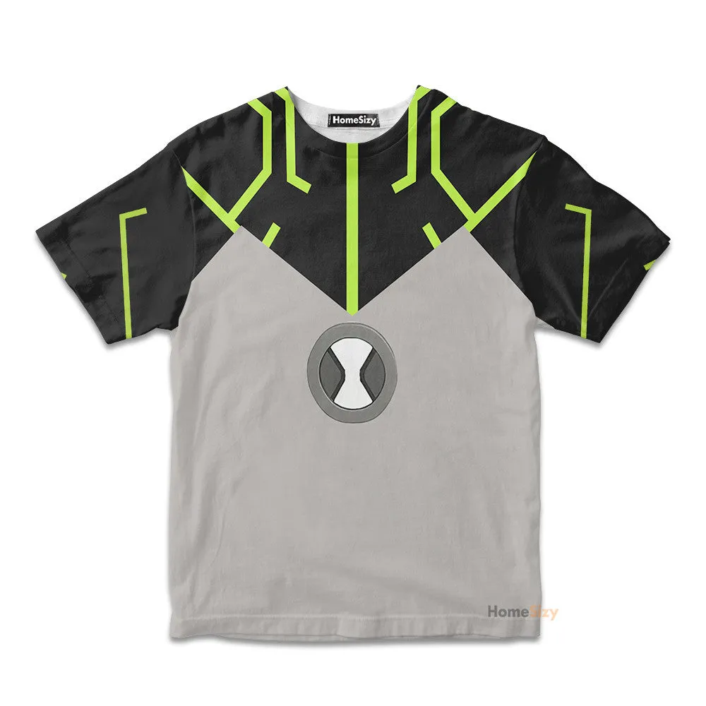 3D Ben 10 Ultra T Custom Cosplay Costume Kid Tshirt QT210280Hf