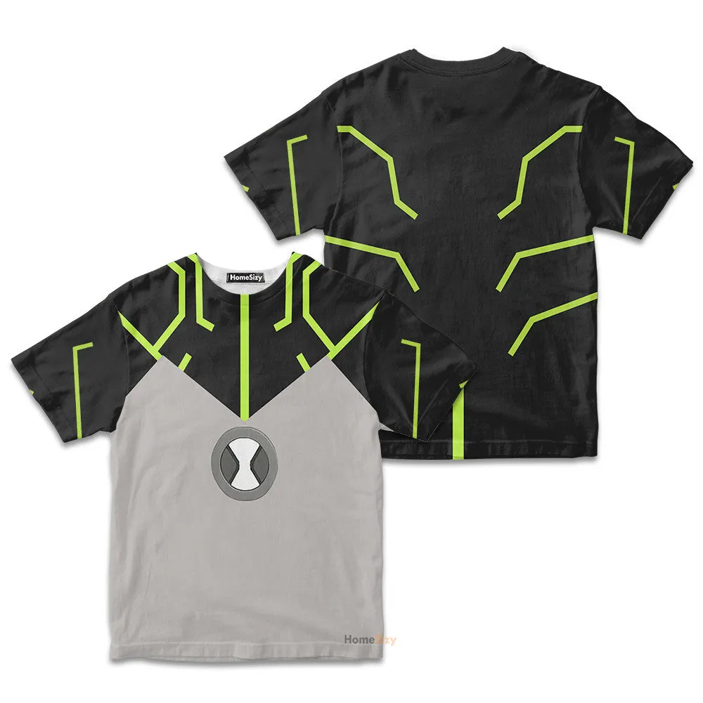 3D Ben 10 Ultra T Custom Cosplay Costume Kid Tshirt QT210280Hf