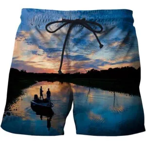 3D Fishing Shorts Clear Lake
