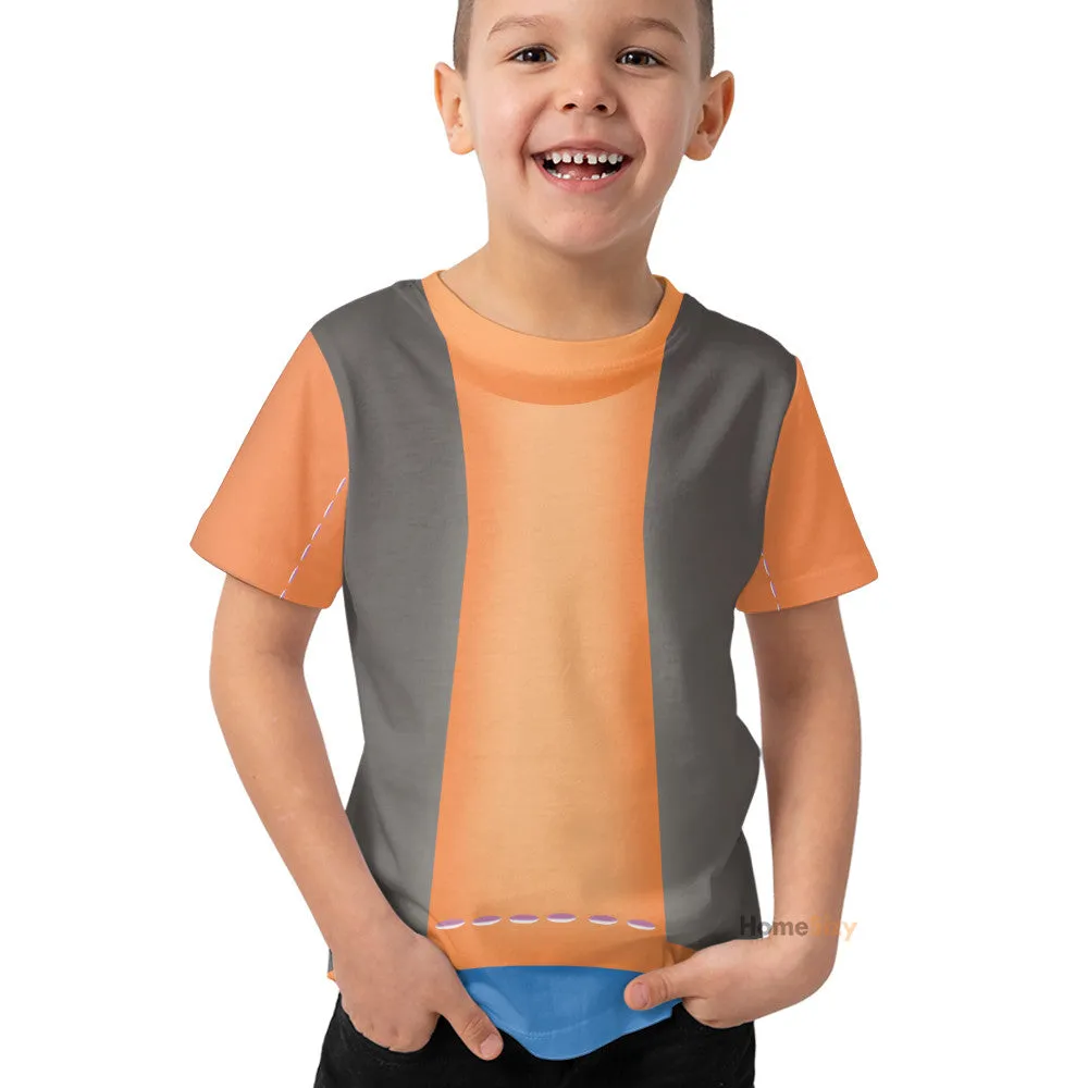 3D Goofy Custom Cosplay Costume Kid Tshirt QT207114Hf