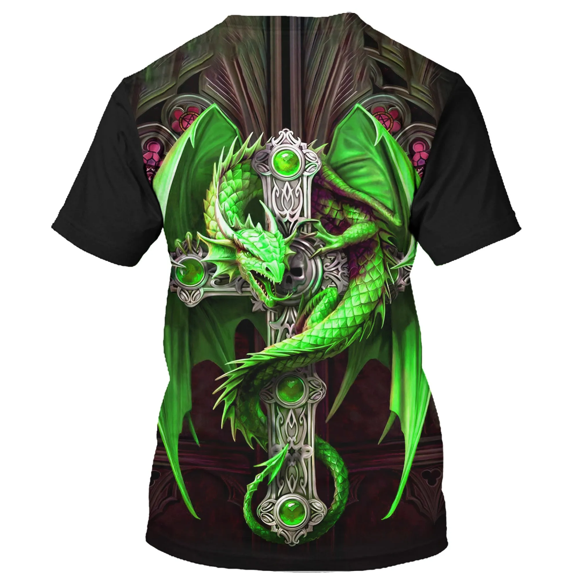 3D Green Dragon Kid Tshirt Sweatshirt QT306037Hc