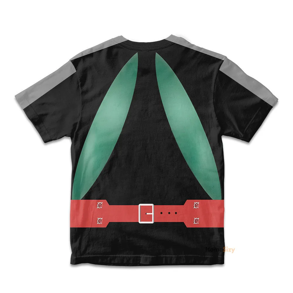 3D Kamen Rider ZKack RX 2 Custom Cosplay Costume Kid Tshirt QT305479Hg