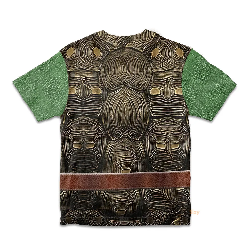 3D Raphael Raph TMNT Custom Cosplay Costume Kid Tshirt QT207005