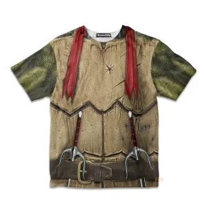 3D Raphael Raph TMNT Red Custom Cosplay Costume Kid Tshirt QT207292