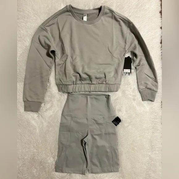90 Degree By Reflex Biker Shorts Set