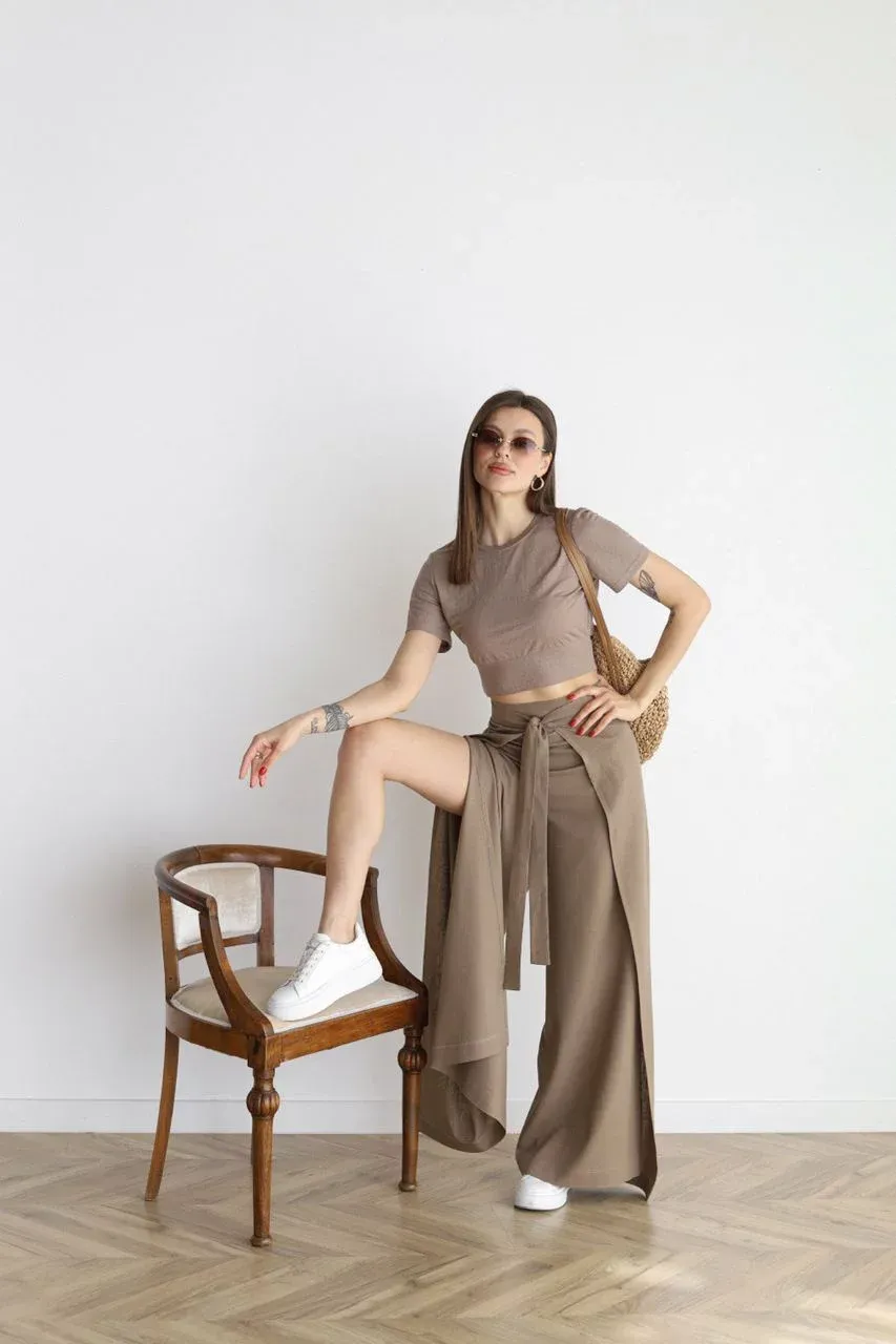 Acantha - Elegant Wide Pants for Women
