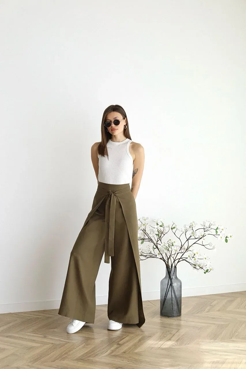 Acantha - Elegant Wide Pants for Women