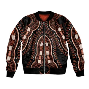 African Dashiki Bomber Jacket Afro Vintage Pattern LT01