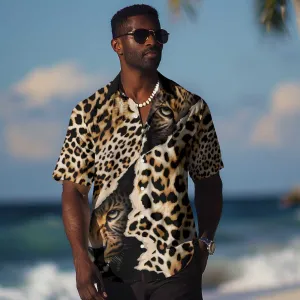 Afro Leopard Skin Pattern Hawaiian Shirt Version 02 LT9