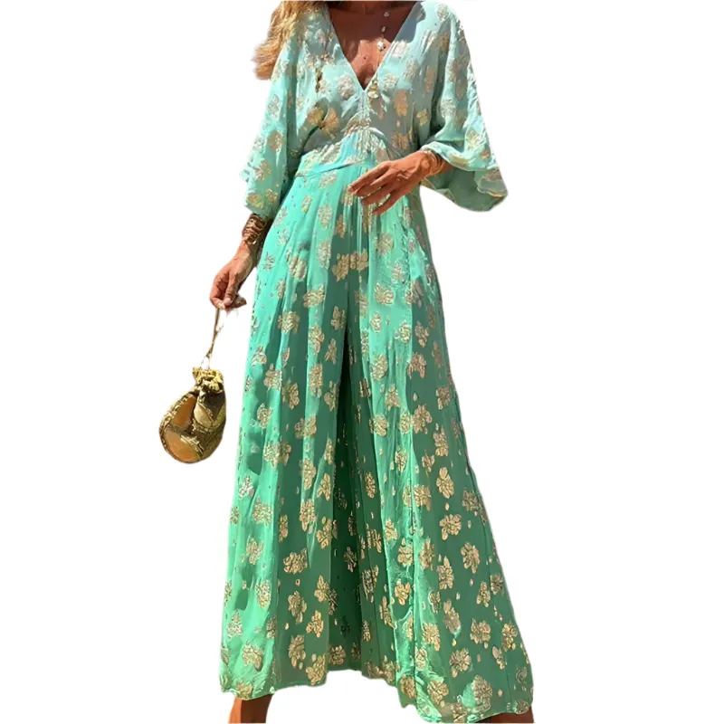 Aila – Relaxed Women’s Wide Flared Jumpsuit
