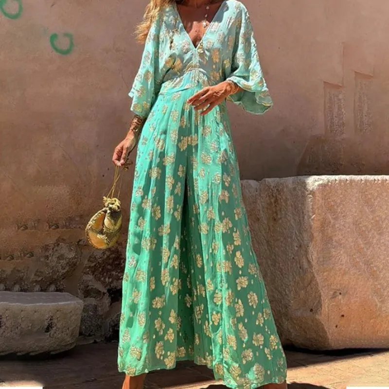 Aila – Relaxed Women’s Wide Flared Jumpsuit