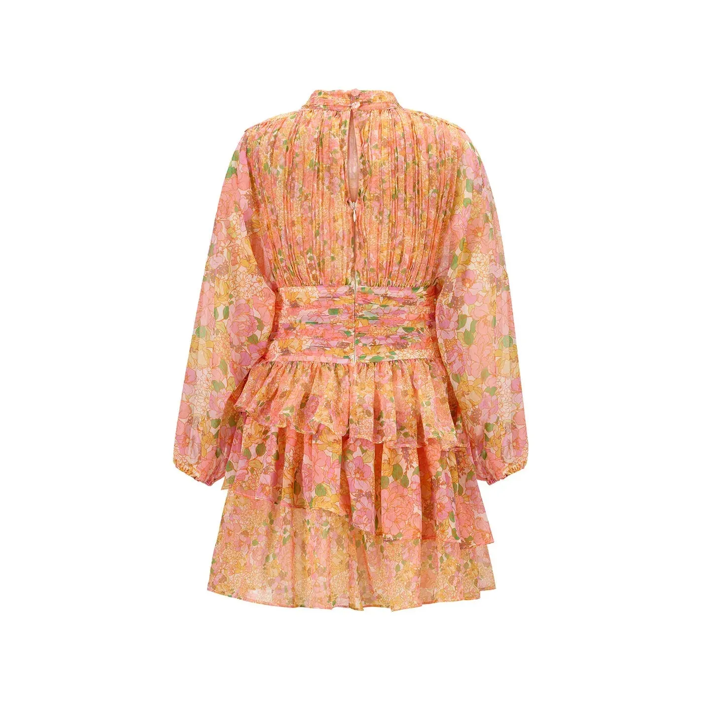 Alexa Floral Frill Dress
