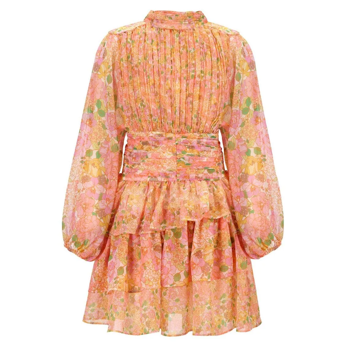 Alexa Floral Frill Dress