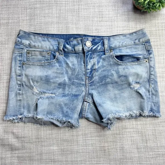 American Eagle midi shorts bundle, raw hem and distressing