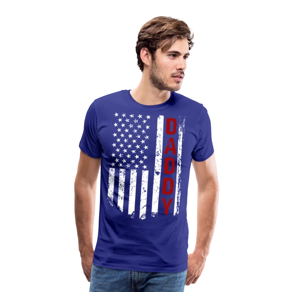 American Flag Daddy Men's Premium T-Shirt (CK1931)