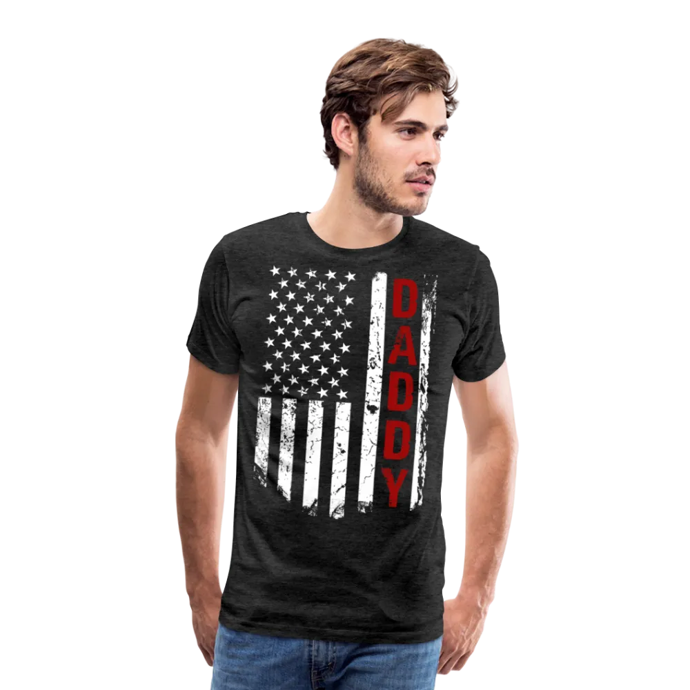 American Flag Daddy Men's Premium T-Shirt (CK1931)