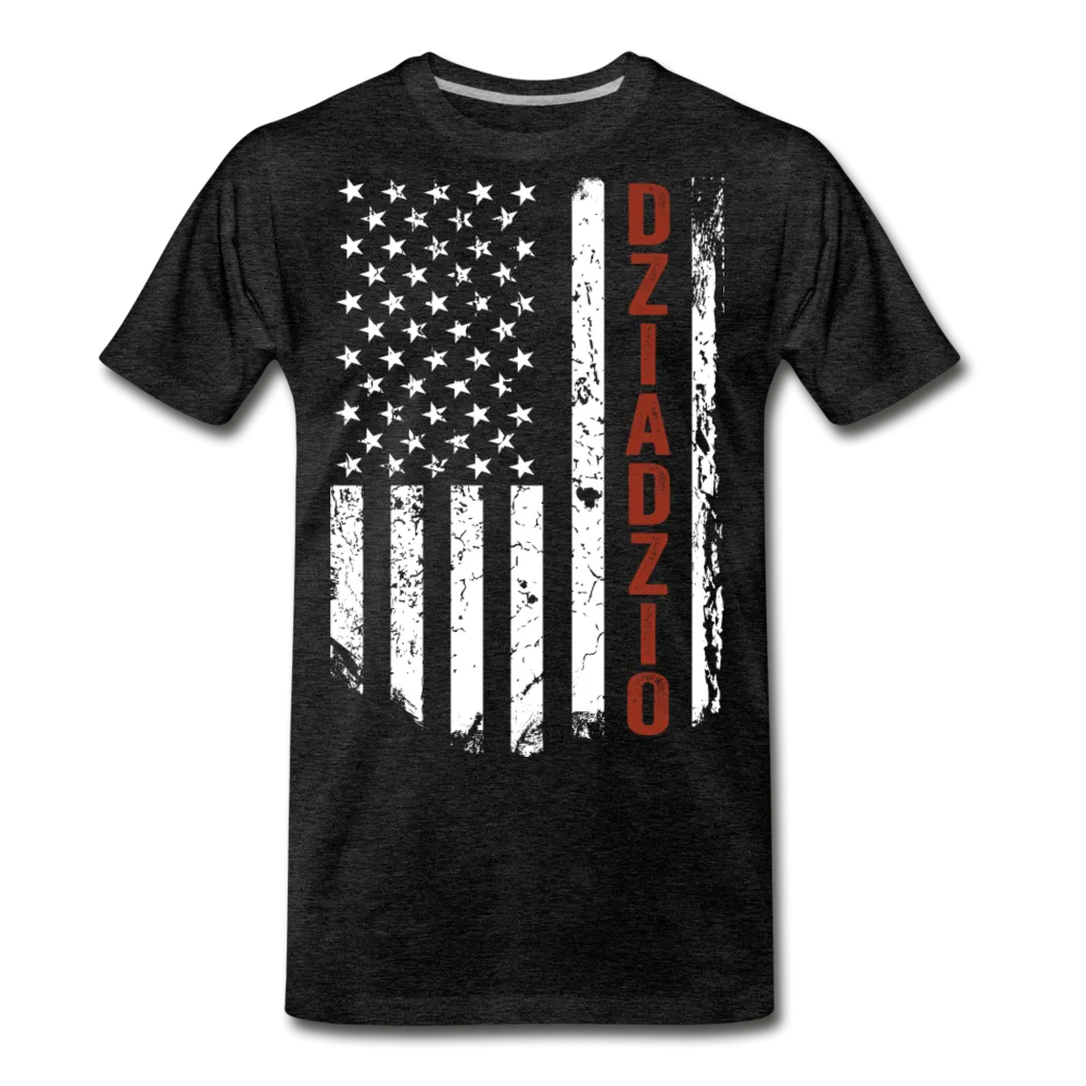 American Flag Dziadzio Men's Premium T-Shirt