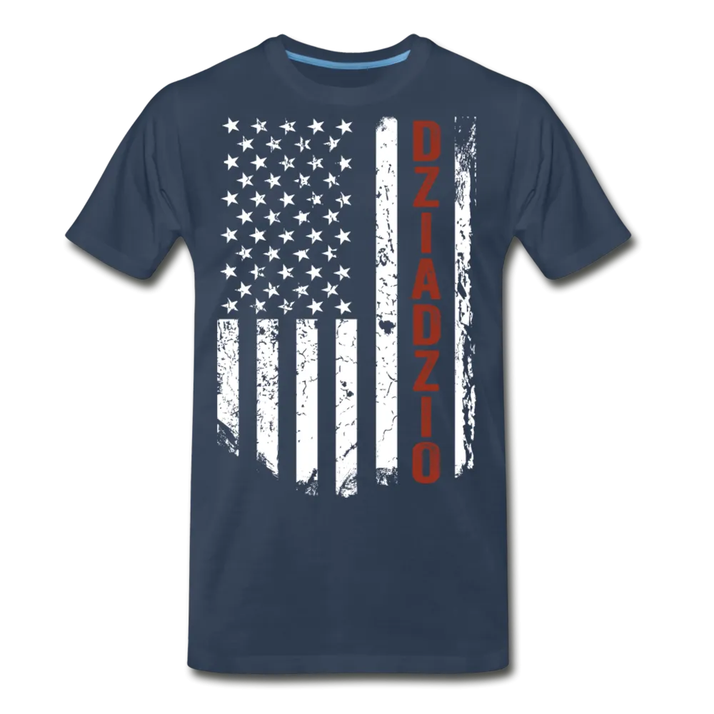 American Flag Dziadzio Men's Premium T-Shirt