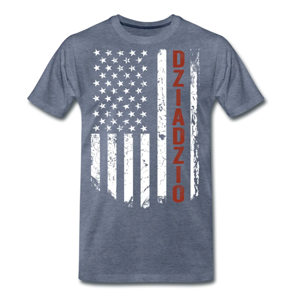 American Flag Dziadzio Men's Premium T-Shirt