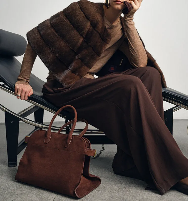Anastasia Short Faux Fur Cape