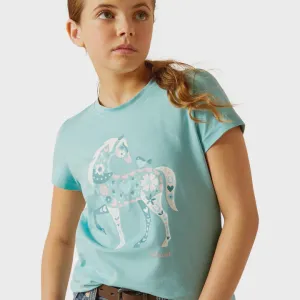 Ariat Yth Little Friend SS T-Shirt Marine Blue