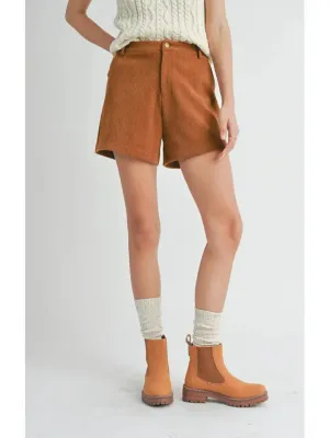 Artful Stretch Corduroy Shorts