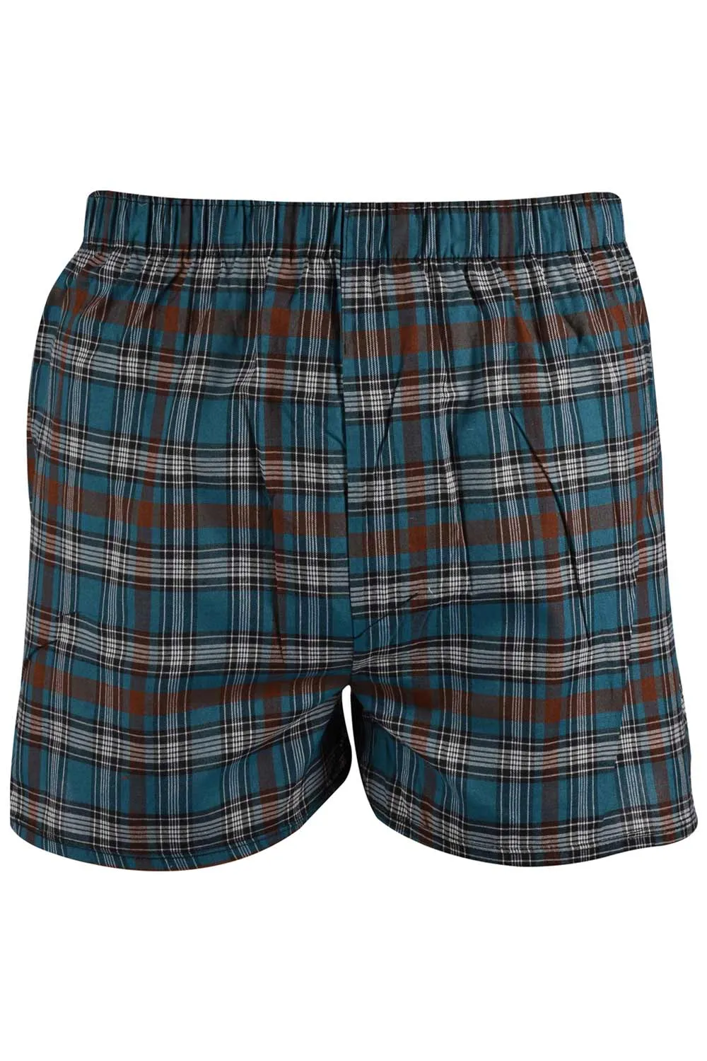 Assorted Men Woven Check Boxer - 4 Pack
