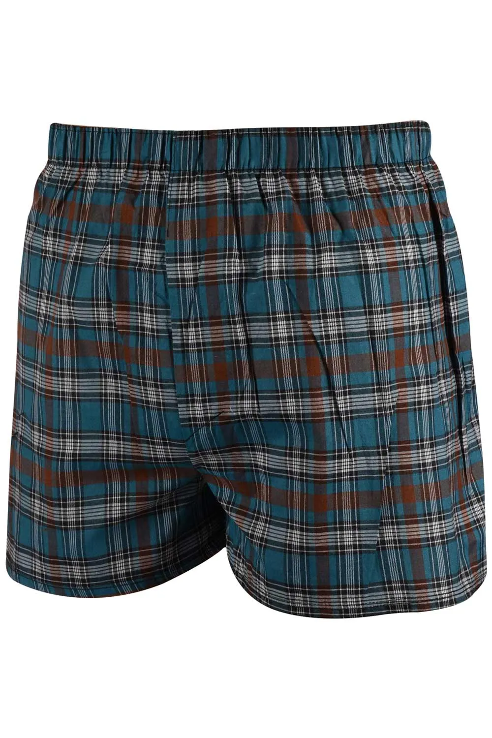 Assorted Men Woven Check Boxer - 4 Pack
