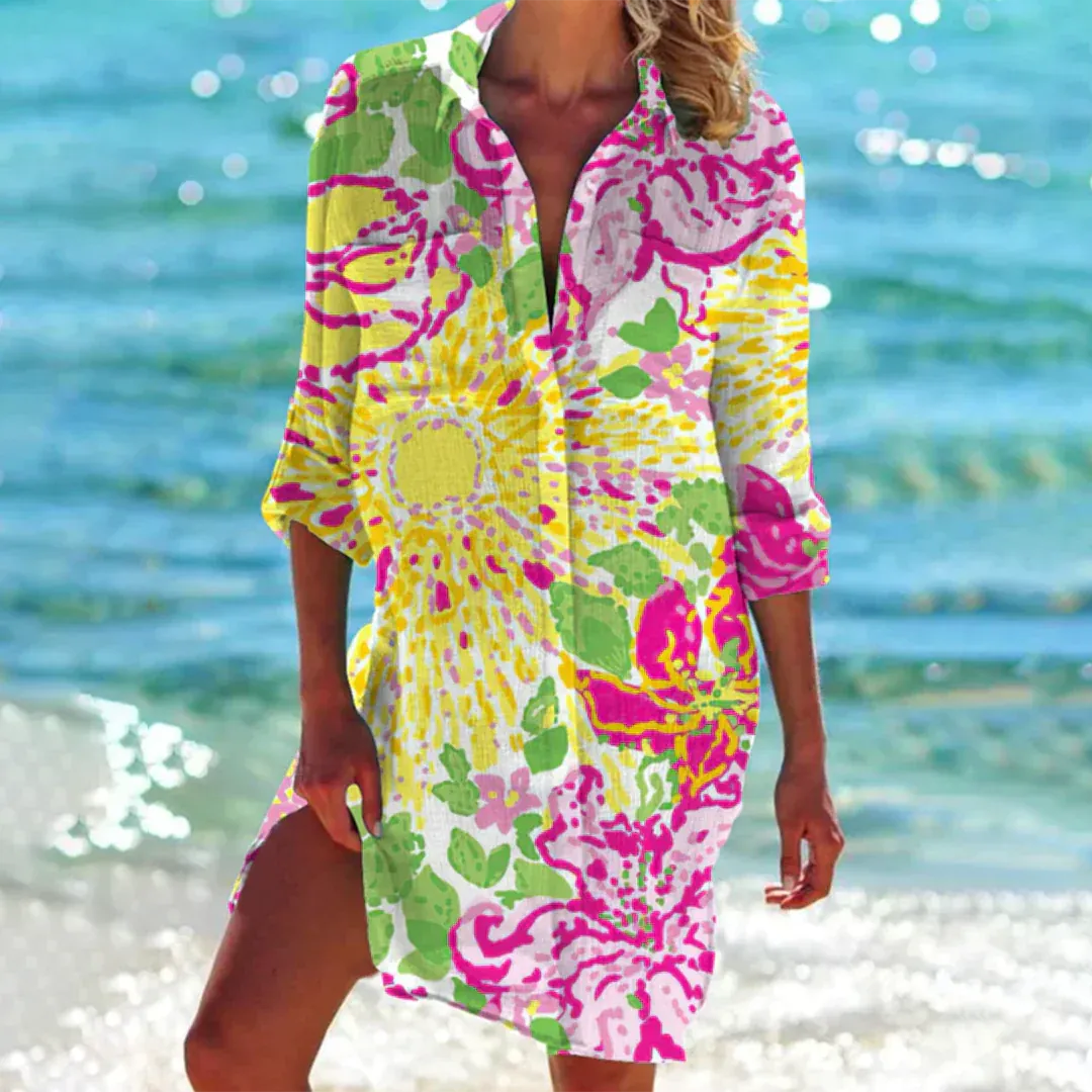Audrey - Elegant shirt dress