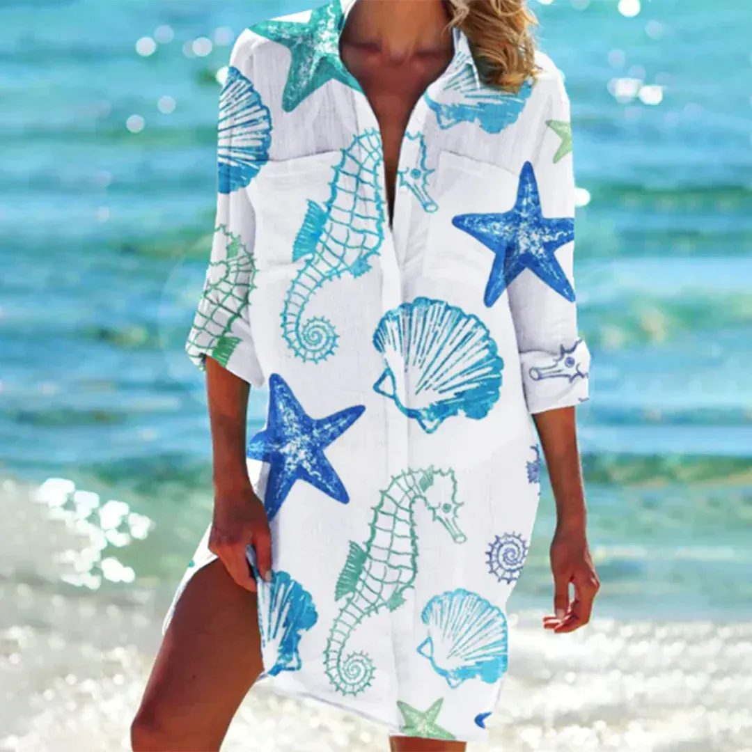 Audrey - Elegant shirt dress