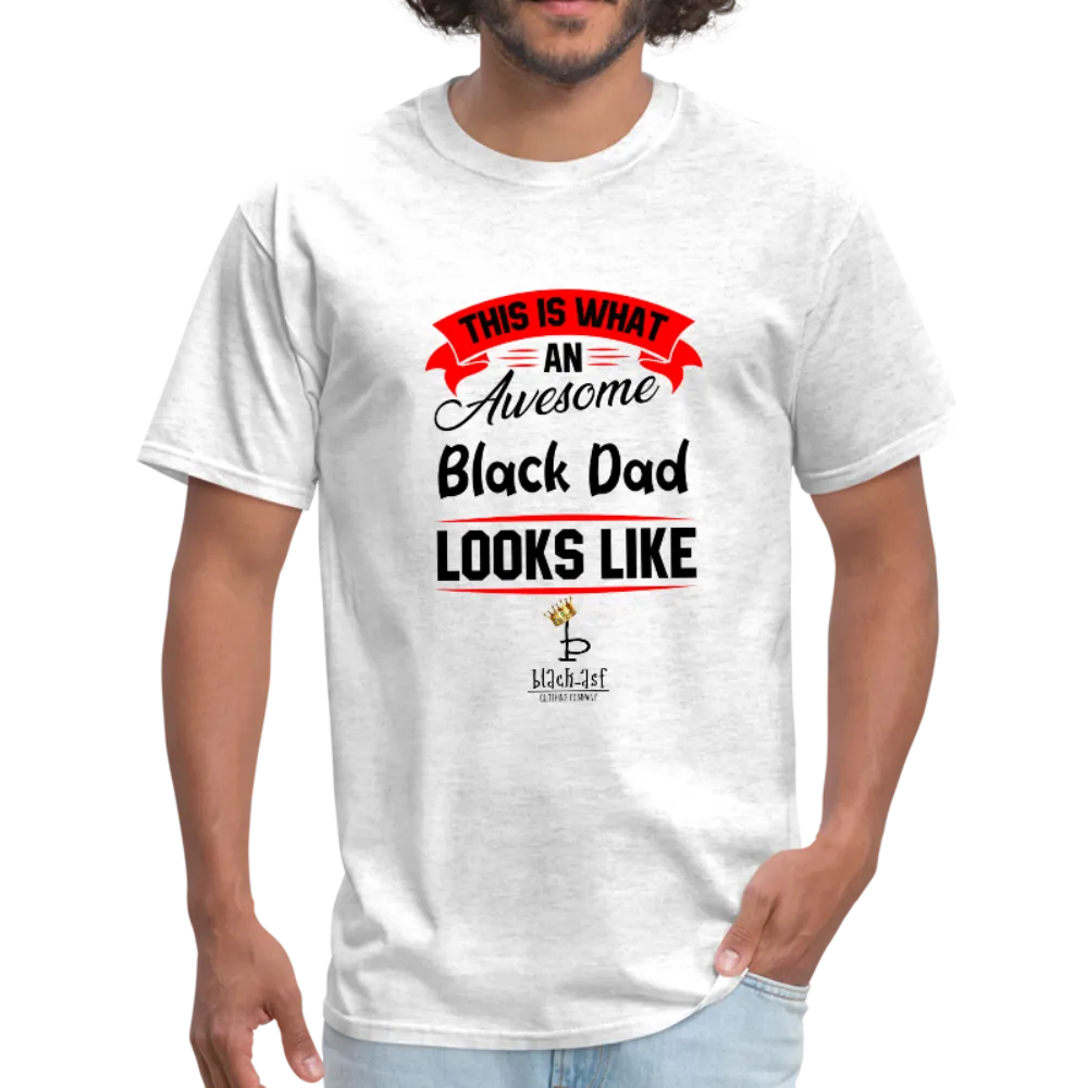 Awesome Black Dad Tee