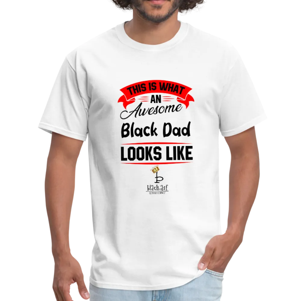 Awesome Black Dad Tee