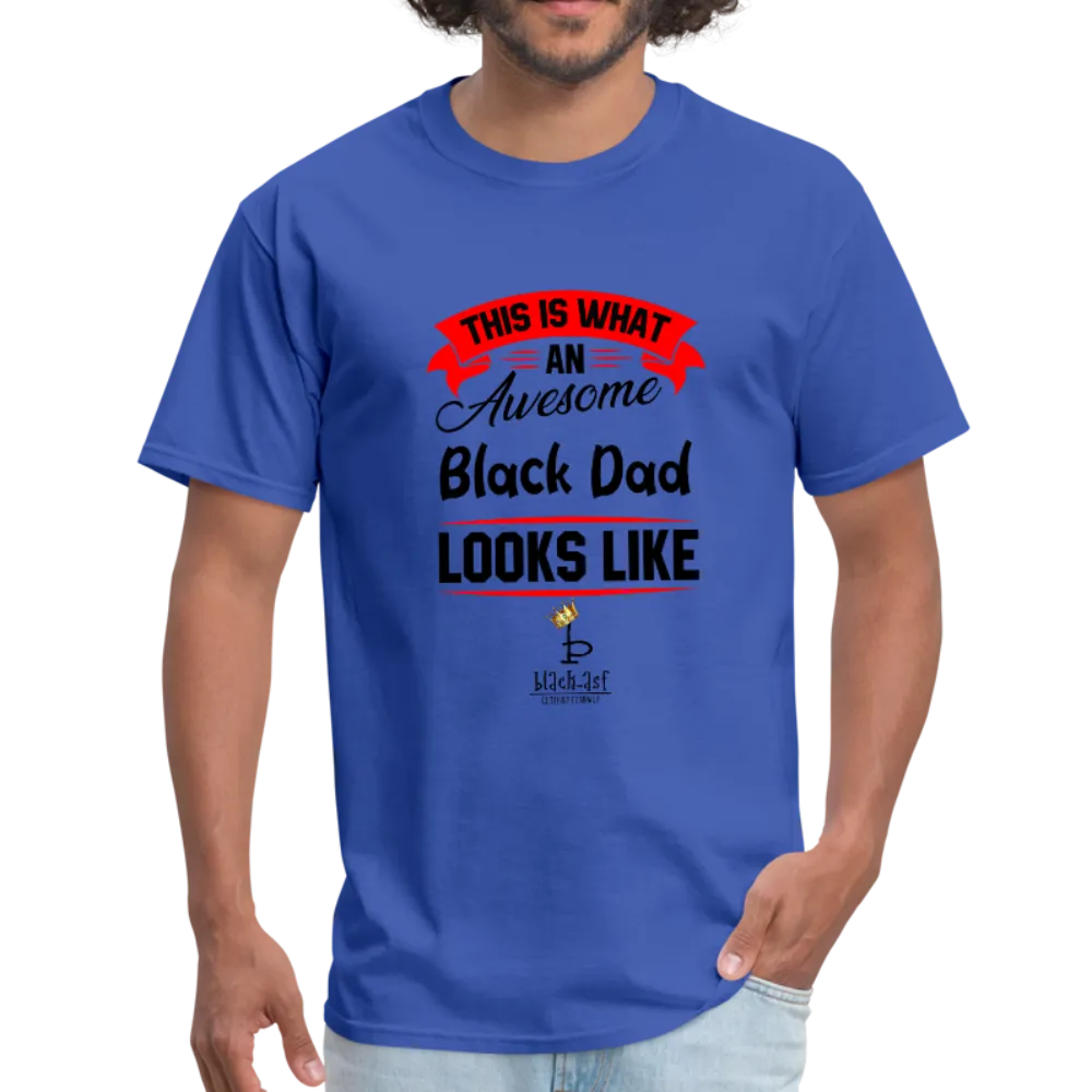 Awesome Black Dad Tee