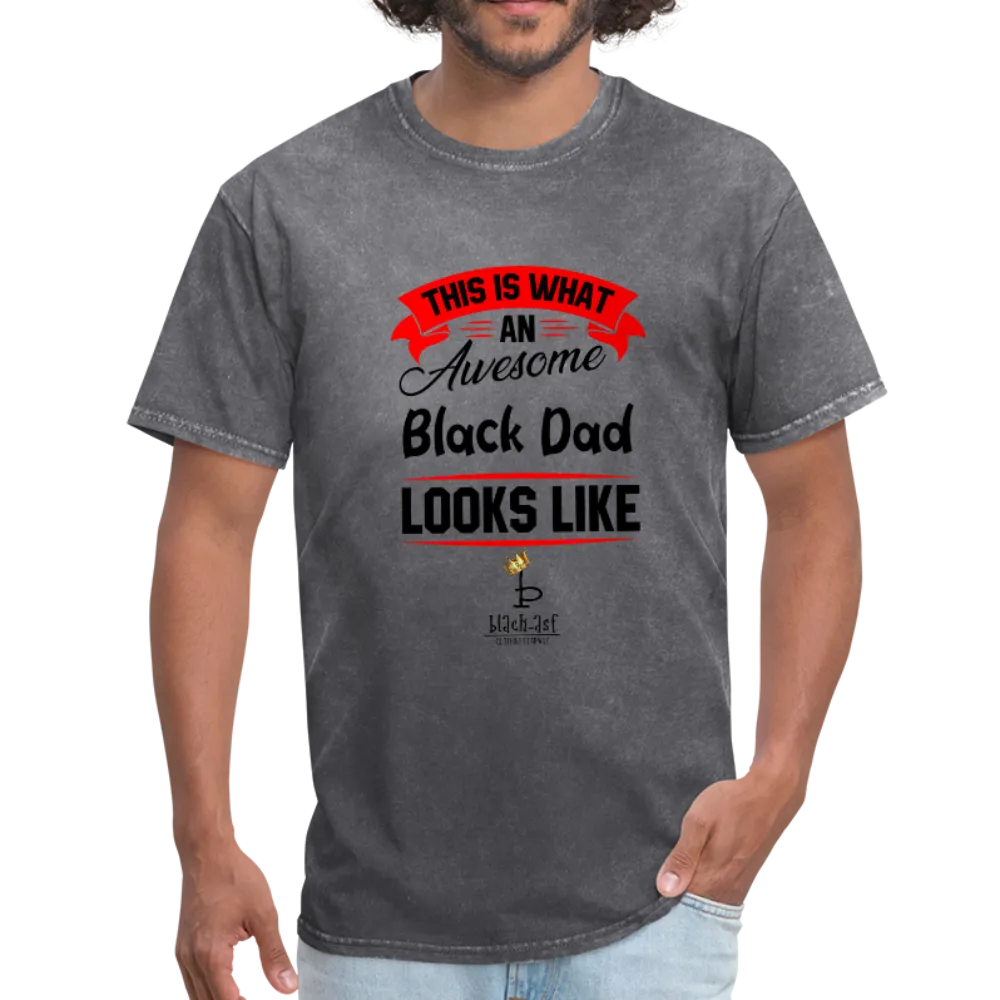 Awesome Black Dad Tee