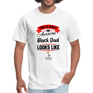 Awesome Black Dad Tee