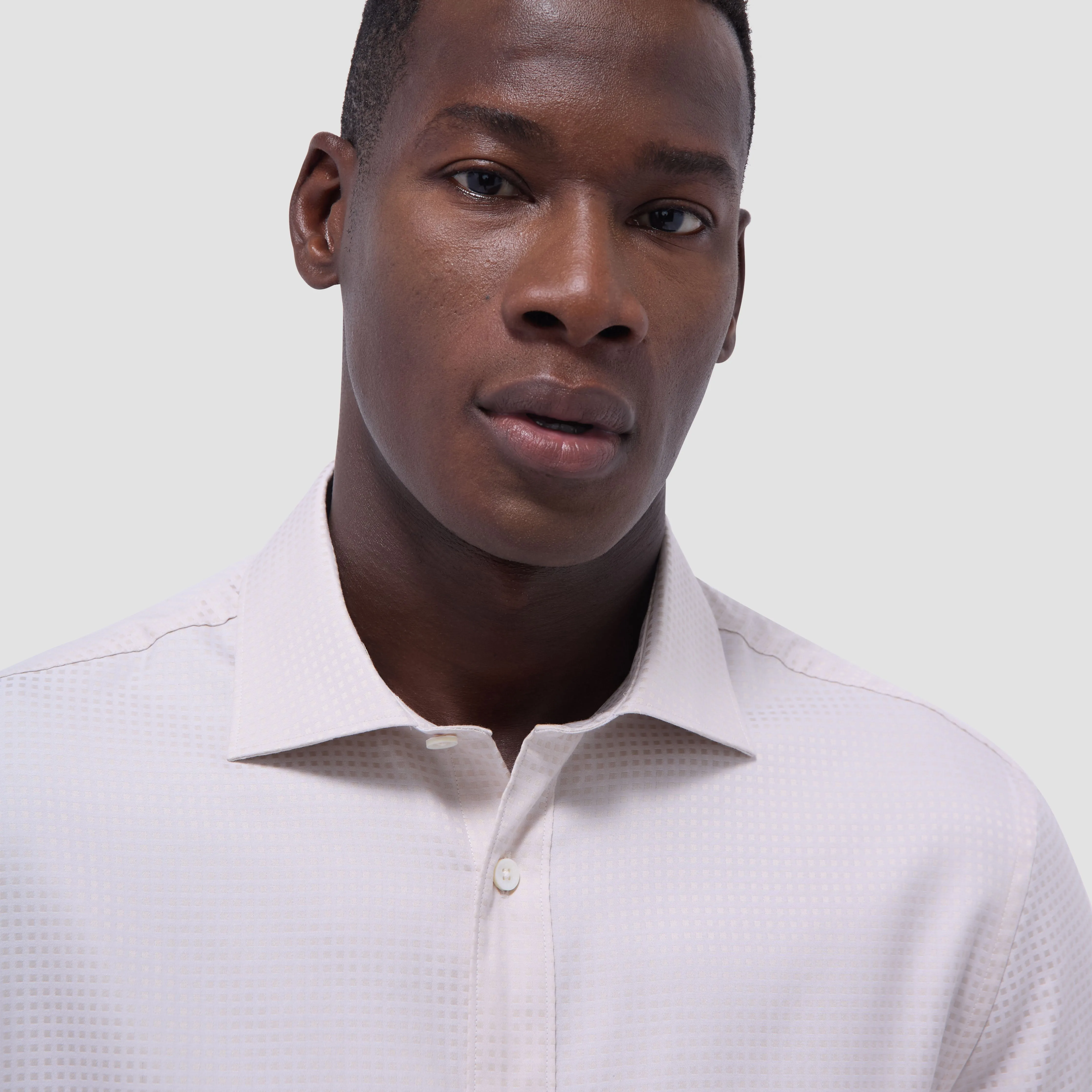 Axel Micro Check Jacquard Shirt