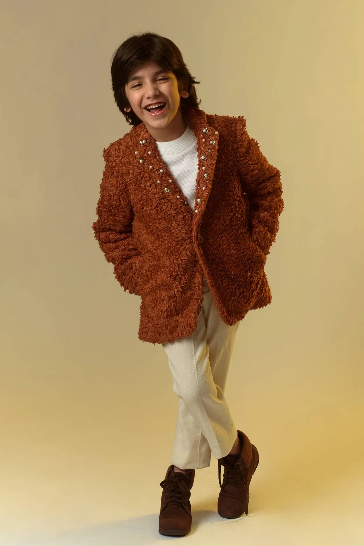 Bamboo Buttoned Blazer