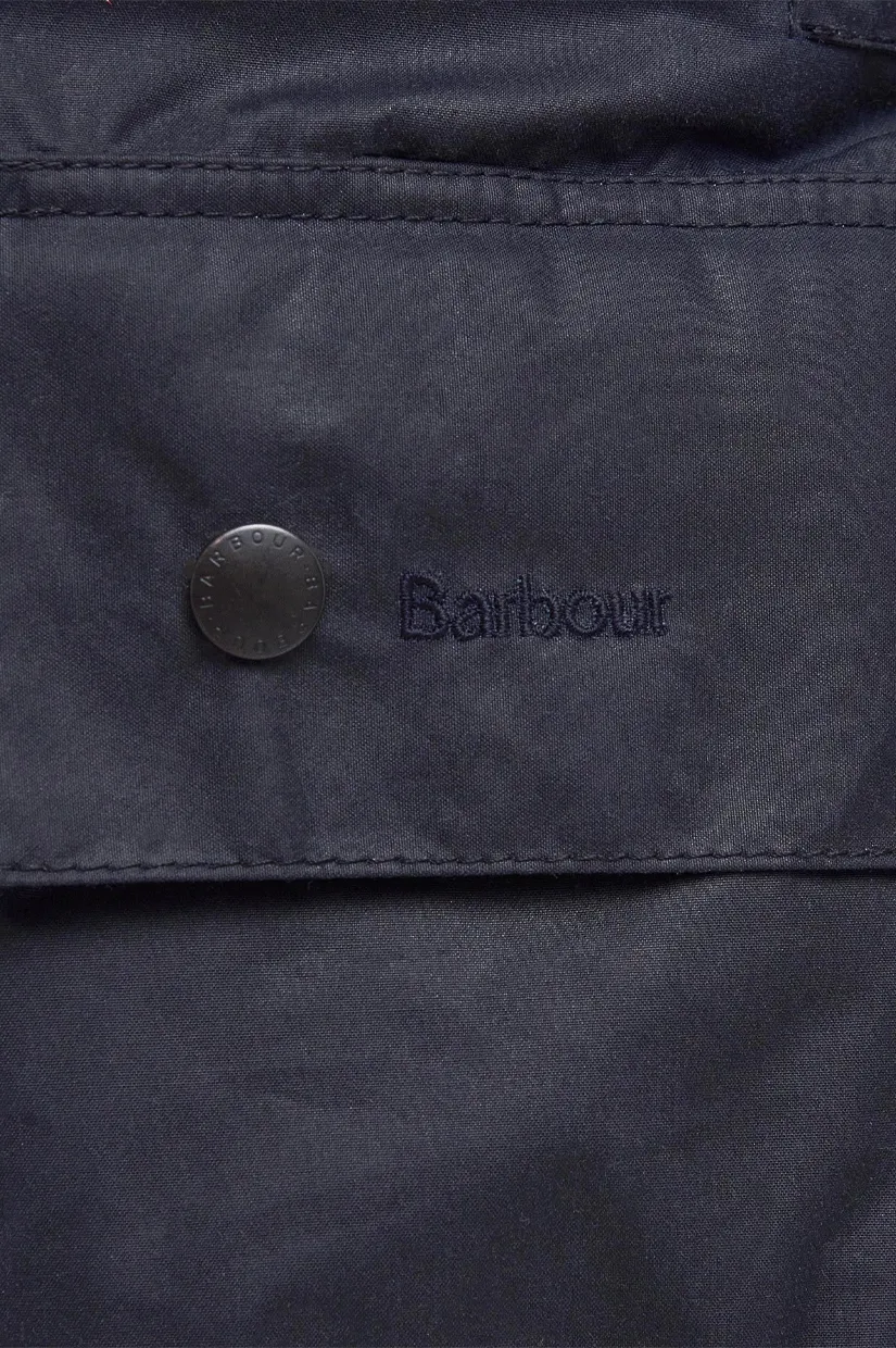 Barbour Beaufort Wax Jacket - Navy