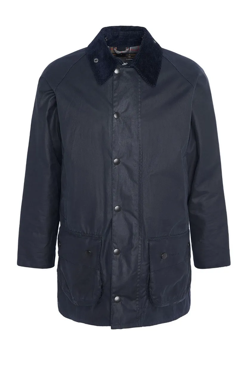 Barbour Beaufort Wax Jacket - Navy