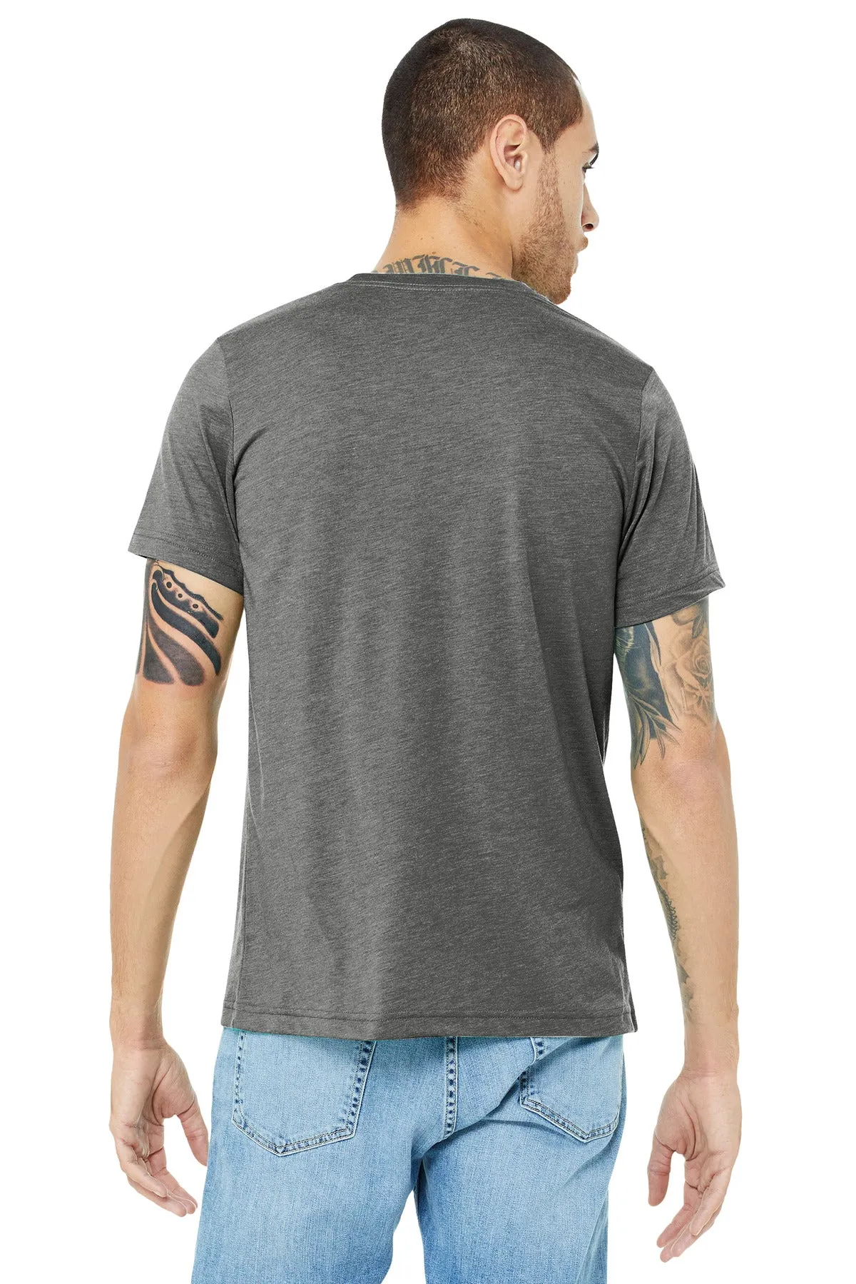 BELLA CANVAS  Unisex Triblend Short Sleeve Tee. BC3413 Grey Triblend
