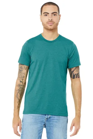 BELLA CANVAS  Unisex Triblend Short Sleeve Tee. BC3413 Teal Triblend