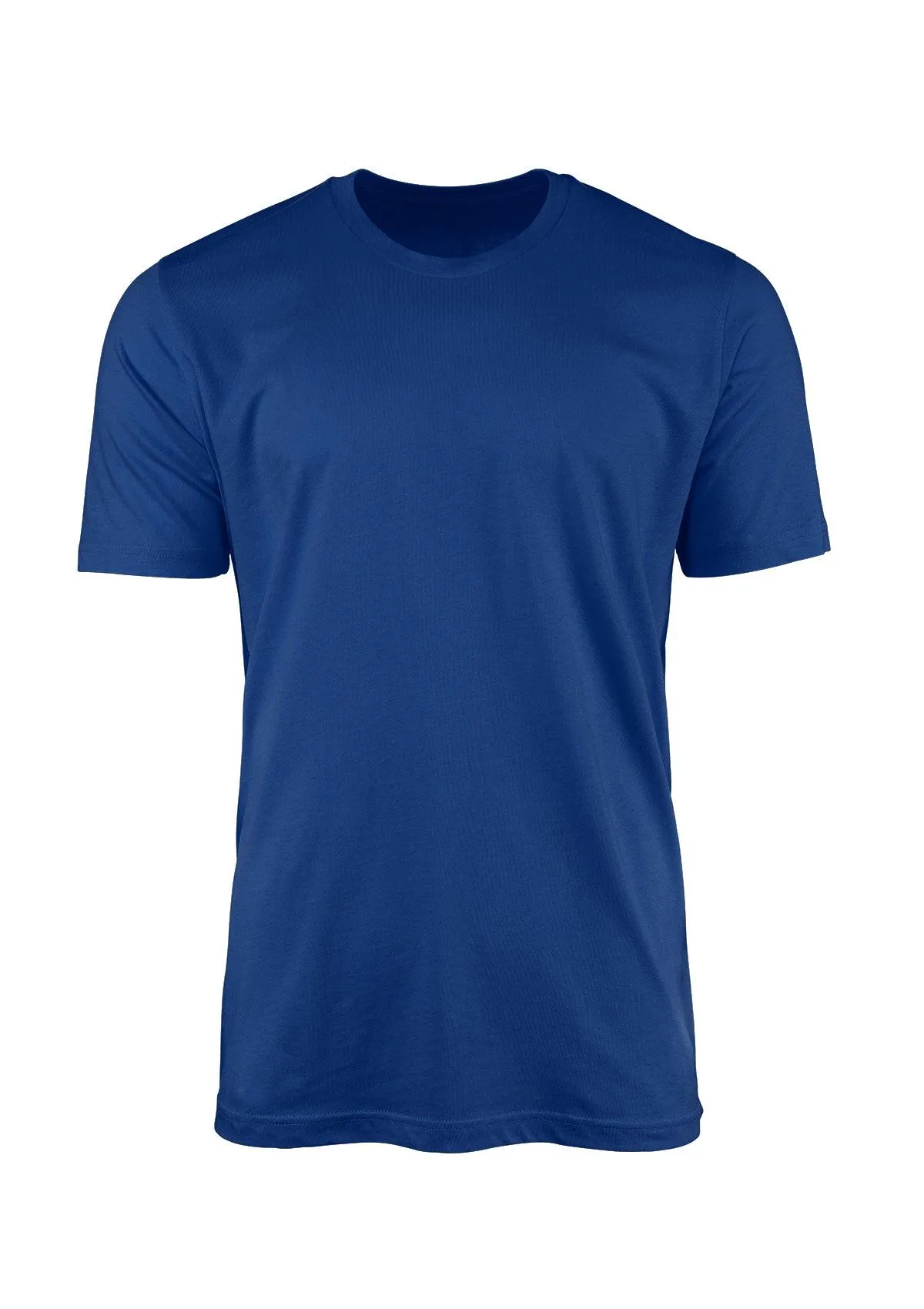 Big & Tall Royal Blue Airlume Cotton T-Shirt - Sizes 2X-6
