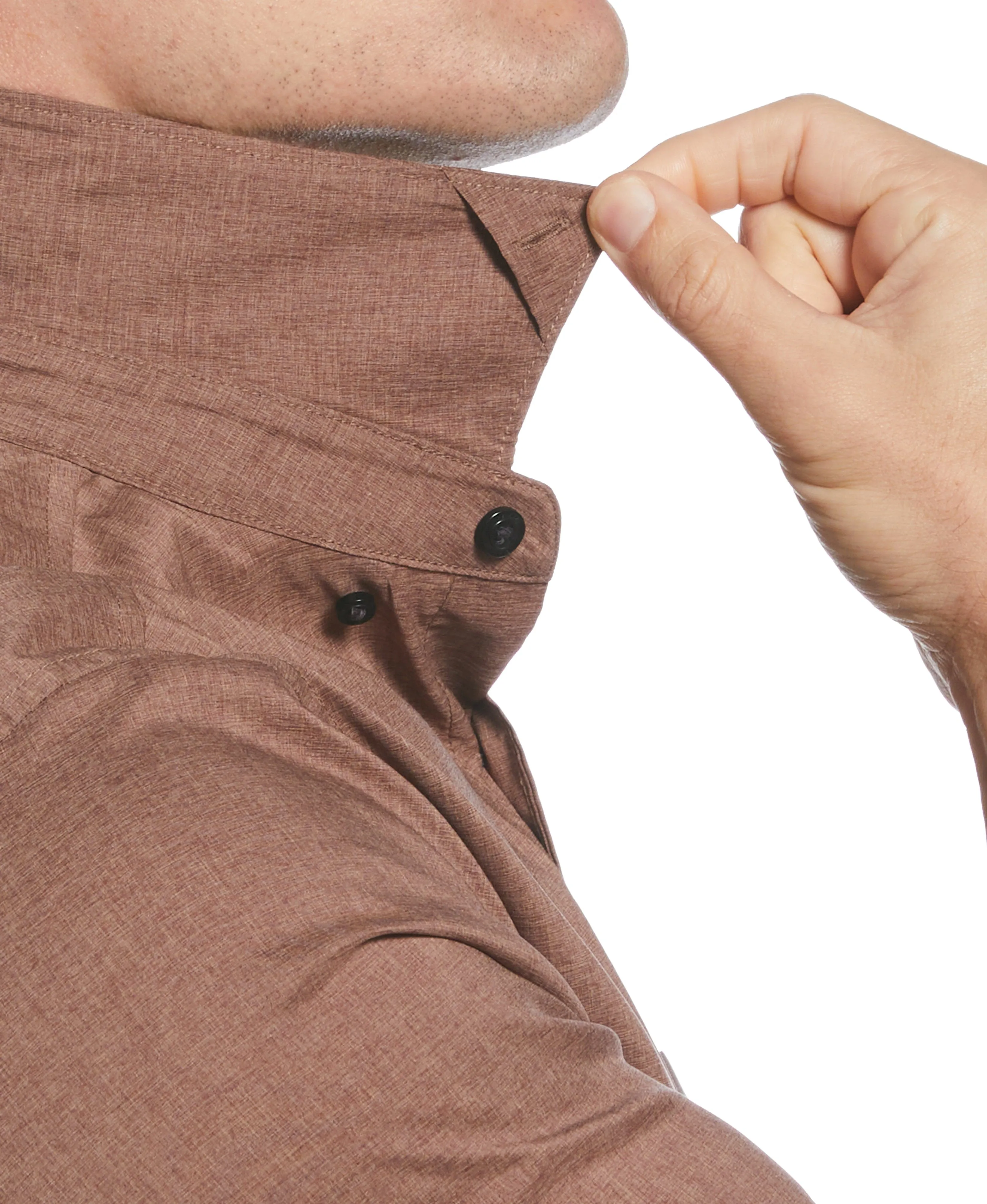 Big & Tall Total Stretch Heather Shirt